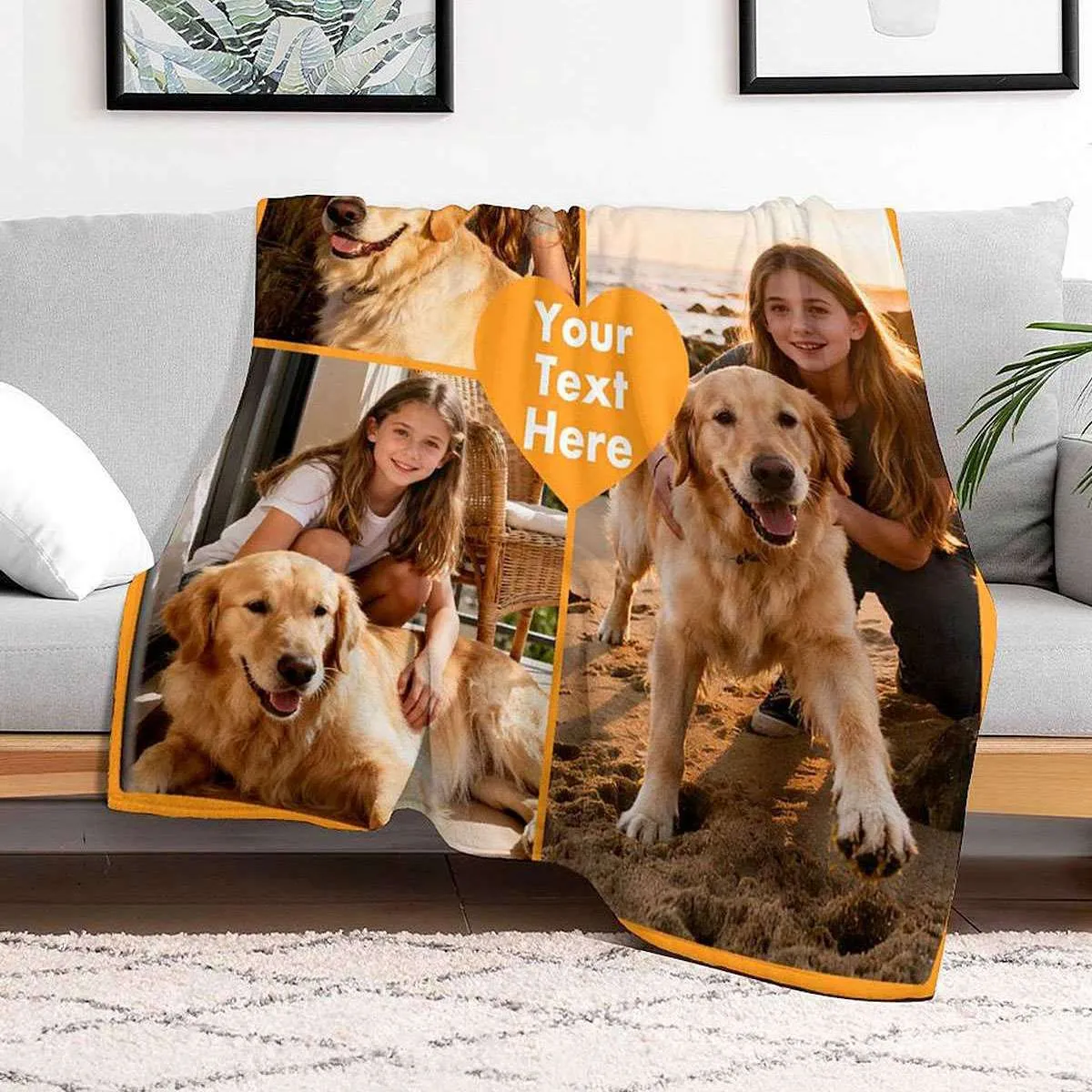 couverture douce personnalisée