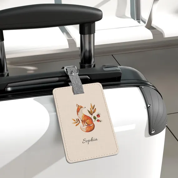 étiquette de bagage personnalisée